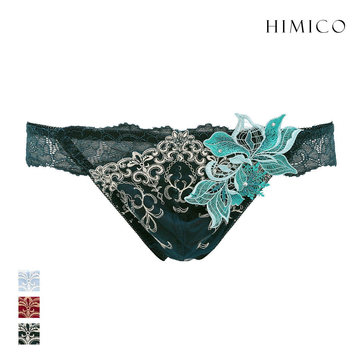 ヒミコ 032シリーズ Tバック パンツ バックレース タンガ メンズ M L HIMICO(GR-グリーン-M)