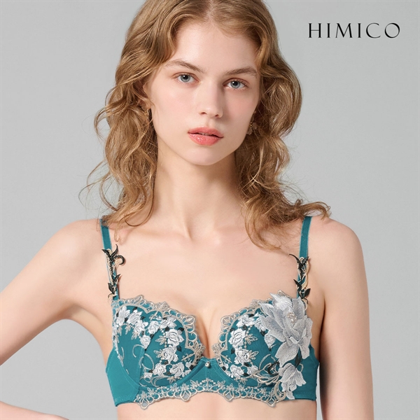 ヒミコ 003シリーズ HIMICOブラジャー 下着 レディース 勝負下着 セクシー 刺繍 ランジェリー ワイヤーブラ 大きいサイズ 白鳩