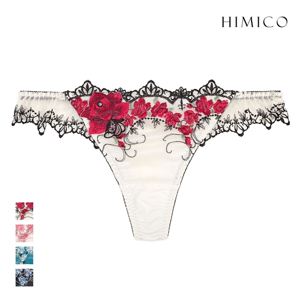 ヒミコ 003シリーズ ショーツ Tバック ソング タンガ M L ランジェリー HIMICO 刺繍ブラジャー 大人ランジェリー 自分へのご褒美 下着 上品ランジェリー