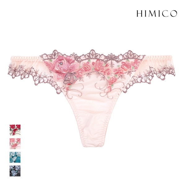 ヒミコ 003シリーズ ショーツ Tバック ソング タンガ M L ランジェリー HIMICO 刺繍ブラジャー 大人ランジェリー 自分へのご褒美 下着 上品ランジェリー