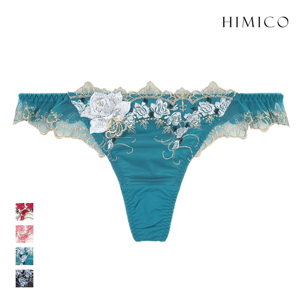 ヒミコ 003シリーズ ショーツ Tバック ソング タンガ M L ランジェリー HIMICO 刺繍ブラジャー 大人ランジェリー 自分へのご褒美 下着 上品ランジェリー