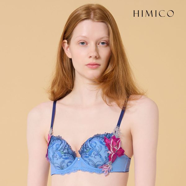 ヒミコ 034シリーズ HIMICOブラジャー 下着 レディース 勝負下着 セクシー 刺繍 ランジェリー ワイヤーブラ 大きいサイズ 白鳩