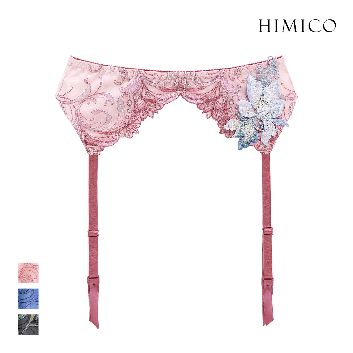 ヒミコ 034シリーズ ガーターベルト M L ランジェリー HIMICO(PI-ピンク-M)