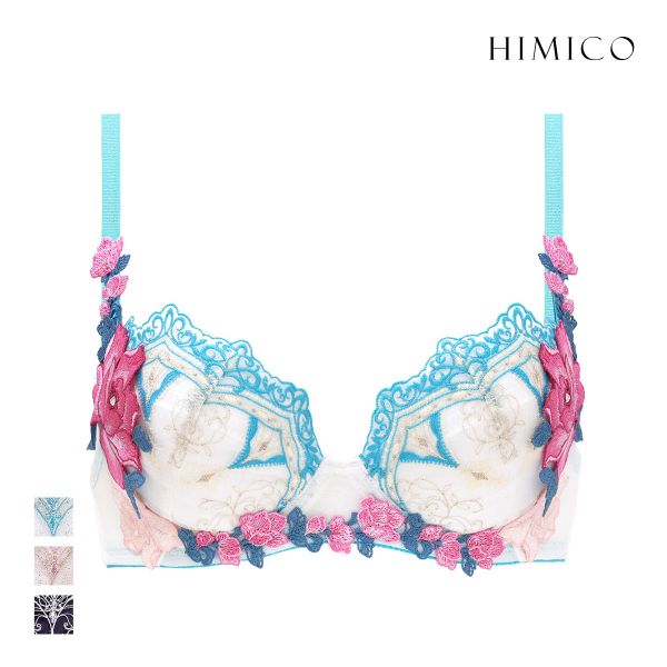 ヒミコ 035シリーズ ブラジャー 大きいサイズ アンダー80 B C D E F ランジェリー HIMICO(OW-オフホワイト-B65)
