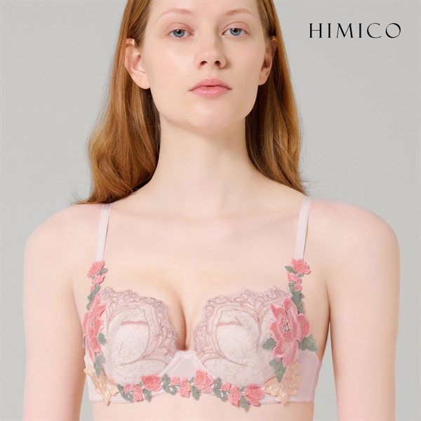 ヒミコ 035シリーズ HIMICOブラジャー 下着 レディース 勝負下着 セクシー 刺繍 ランジェリー ワイヤーブラ 大きいサイズ 白鳩