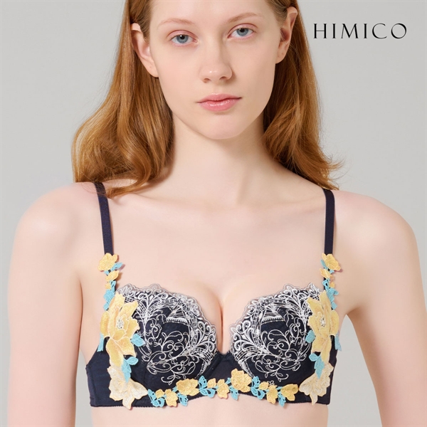 ヒミコ 035シリーズ HIMICOブラジャー 下着 レディース 勝負下着 セクシー 刺繍 ランジェリー ワイヤーブラ 大きいサイズ 白鳩