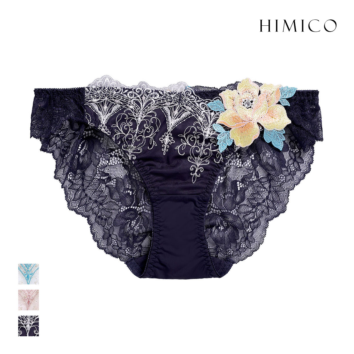 ヒミコ 035シリーズ ショーツ スタンダード M L ランジェリー HIMICO(NV-ネイビー-M)