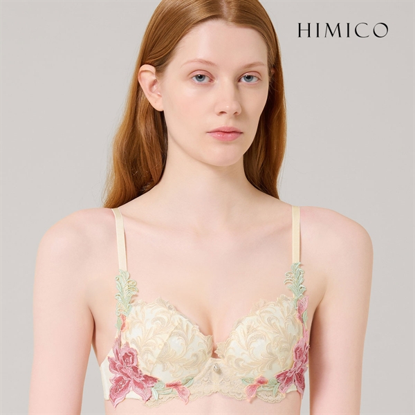 ヒミコ 036シリーズ HIMICOブラジャー 下着 レディース 勝負下着 セクシー 刺繍 ランジェリー ワイヤーブラ 大きいサイズ 白鳩
