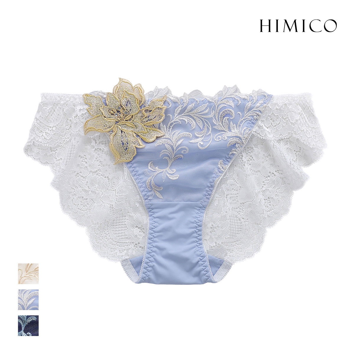 ヒミコ 036シリーズ ショーツ スタンダード M L ランジェリー HIMICO(SX-サックス-M)