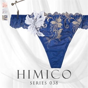 ヒミコ 038シリーズ ショーツ Tバック ソング タンガ M L ランジェリー HIMICO 刺繍ブラジャー 大人ランジェリー ご褒美