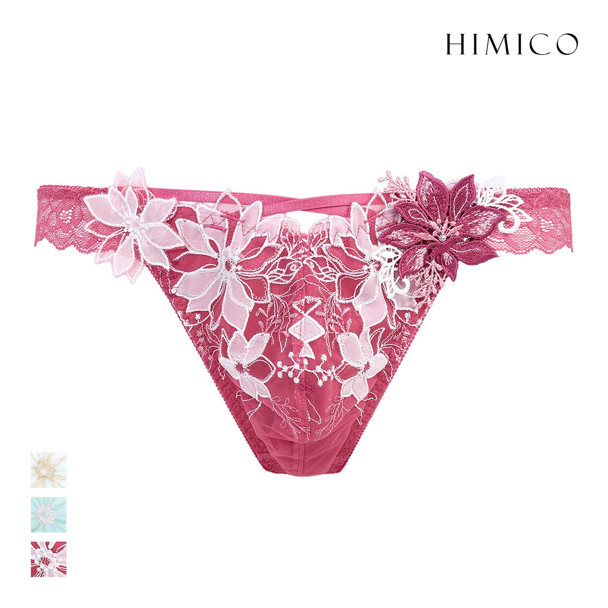ヒミコ 039シリーズ Tバック パンツ バックレース タンガ メンズ M L HIMICO 大人ランジェリー 自分へのご褒美 下着(RO-ローズ-M)