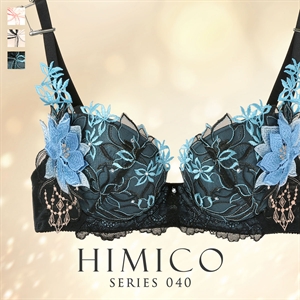 ヒミコ 040シリーズ HIMICOブラジャー 下着 レディース 勝負下着 セクシー 刺繍 ランジェリー ワイヤーブラ 大きいサイズ 白鳩
