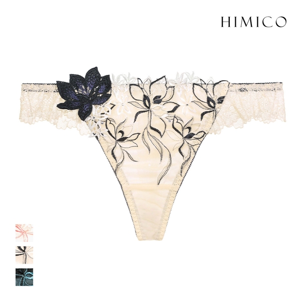 ヒミコ 040シリーズ ショーツ Tバック ソング タンガ M L ランジェリー HIMICO 刺繍ブラジャー 下着 大人ランジェリー
