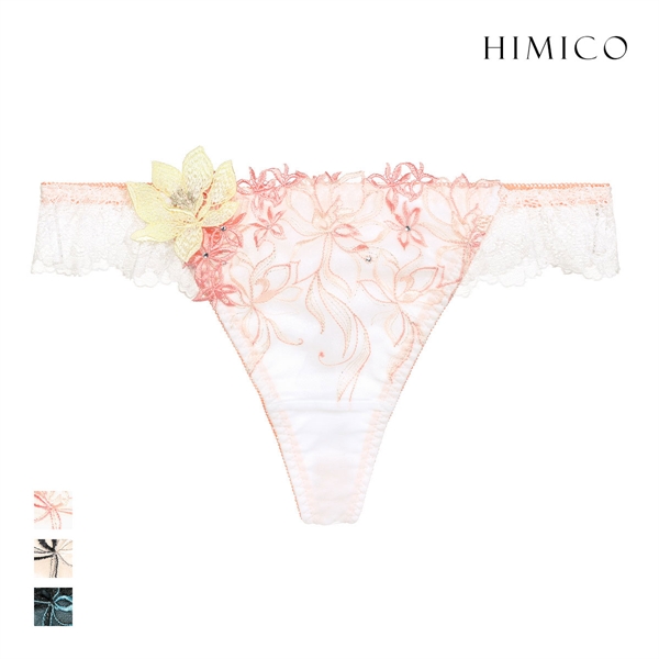 ヒミコ 040シリーズ ショーツ Tバック ソング タンガ M L ランジェリー HIMICO 刺繍ブラジャー 下着 大人ランジェリー