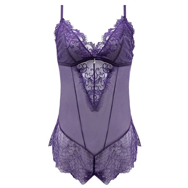 HIMICO estasiare VIOLA テディ ランジェリー ランジェリー ML 001series 単品(VI-バイオレット-M)