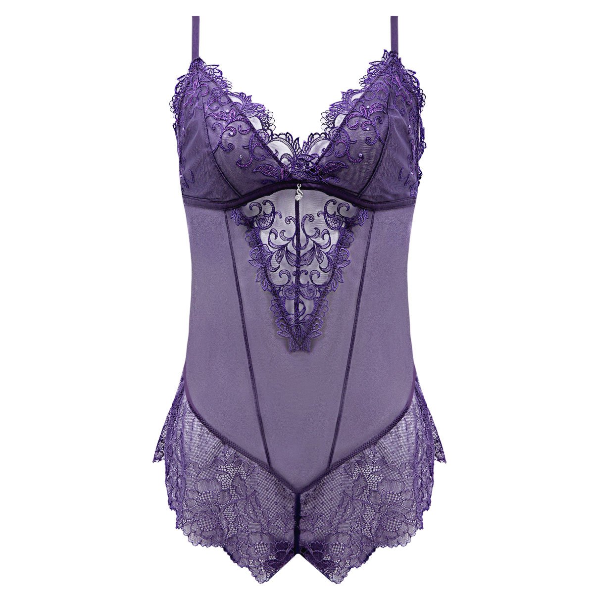 HIMICO estasiare VIOLA テディ ランジェリー ランジェリー ML 001series 単品(VI-バイオレット-M)