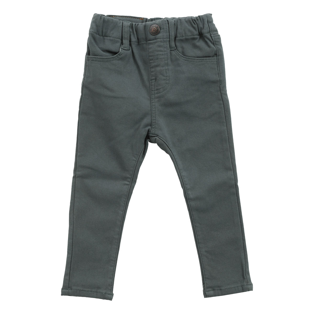 エフ・オー・キッズ F.O.KIDS キッズ ジュニア あったかアクティブスキニーパンツ 裏起毛 10分丈(BU-ブルー-90)