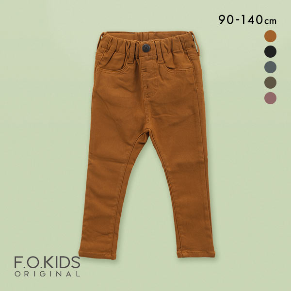 エフ・オー・キッズ F.O.KIDS キッズ ジュニア あったかアクティブスキニーパンツ 裏起毛 10分丈