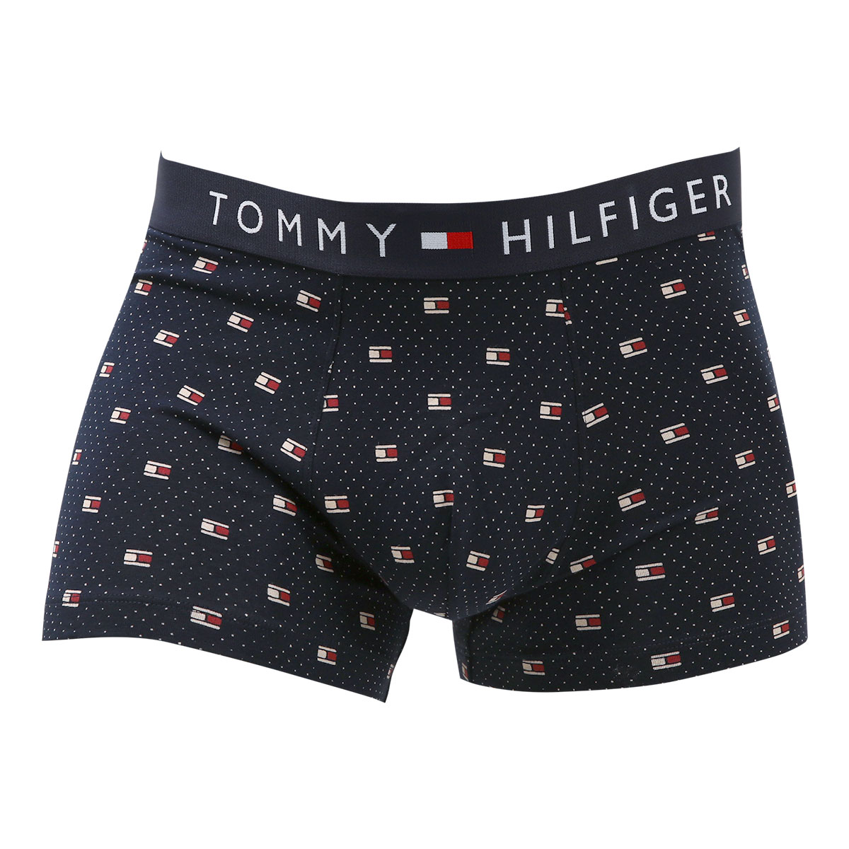 トミー・ヒルフィガー TOMMY HILFIGER TH ORIGINAL CTN TRUNK PRINT ボクサーパンツ メンズ アンダーウェア(DNV-濃ネイビー-S(日本M))