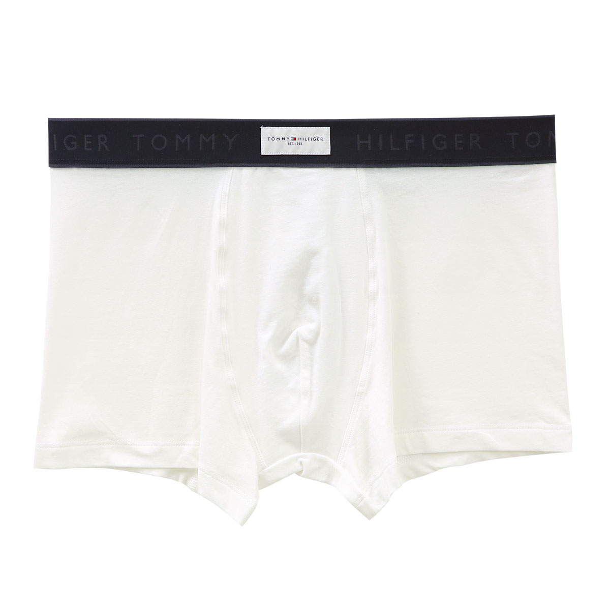 トミー・ヒルフィガー TOMMY HILFIGER TH ESTABLISHED TRUNK ボクサーパンツ メンズ アンダーウェア(WH-ホワイト-S(日本M))