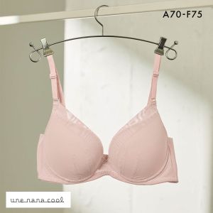 ウンナナクール une nana cool BRAGENIC ブラジェニック シンプル ぷっくり上胸と背中すっきり ノンワイヤー ブラジャー 【アウターにひびきにくい】