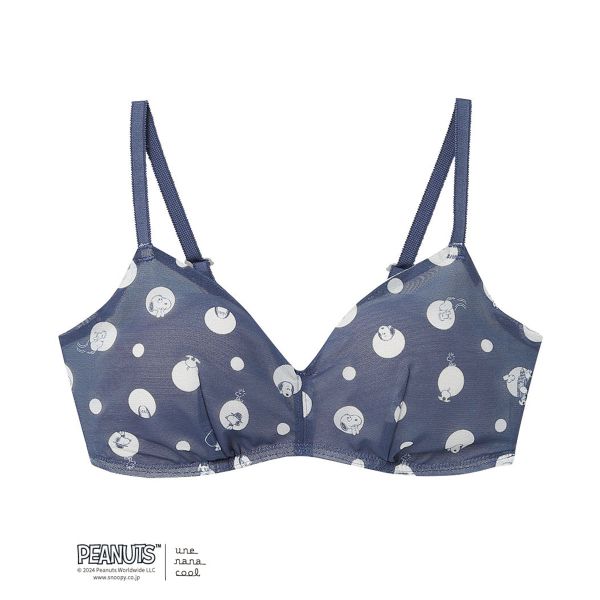 ウンナナクール 特別な日以外の364日つけたくなるブラ PEANUTS × une nana cool スヌーピー ノンワイヤーブラ 364ブラ une nana cool