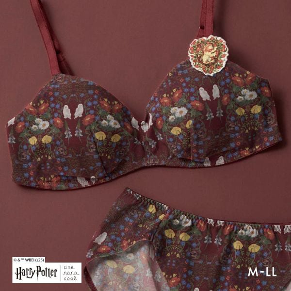 ウンナナクール Harry Potter × une nana cool 364 レース 特別な日以外の364日つけたくなるブラ ノンワイヤーブラ 364ブラ ハリー・ポッター