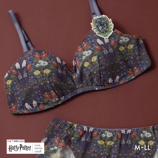 ウンナナクール Harry Potter × une nana cool 364 レース 特別な日以外の364日つけたくなるブラ ノンワイヤーブラ 364ブラ ハリー・ポッター