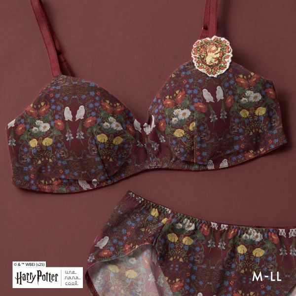 ウンナナクール Harry Potter × une nana cool 364 レース 特別な日以外の364日つけたくなるブラ ノンワイヤーブラ 364ブラ ハリー・ポッター