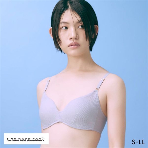 ウンナナクール リニューアル 特別な日以外の364日つけたくなるブラ 364ブラ メッシュ ノンワイヤーブラ ブラジャー une nana cool
