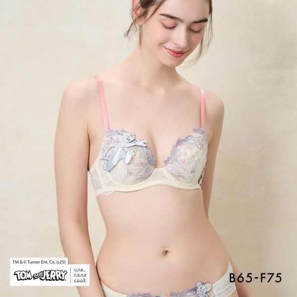 トムとジェリー × ウンナナクール 3/4カップブラジャー une nana cool 大きいサイズ