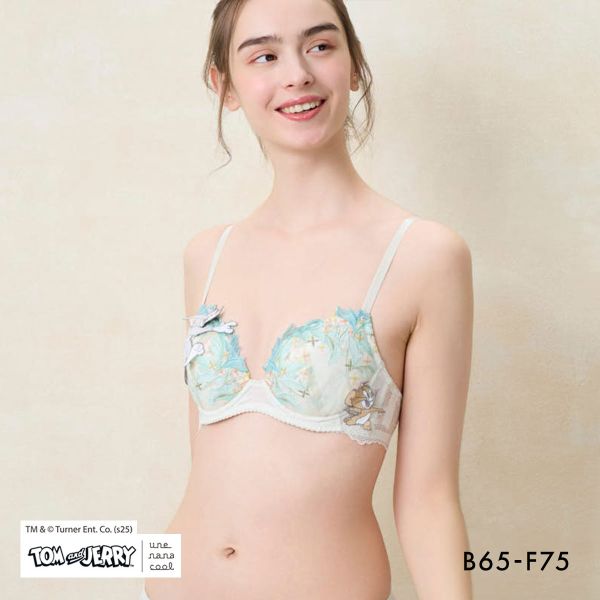 トムとジェリー × ウンナナクール 3/4カップブラジャー une nana cool 大きいサイズ