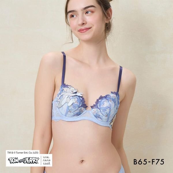 トムとジェリー × ウンナナクール 3/4カップブラジャー une nana cool 大きいサイズ トムとジェリー × ウンナナクール 3/4カップブラジャー une nana cool 大きいサイズ
