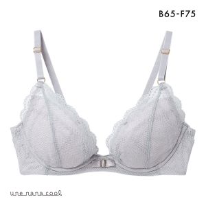 ウンナナクール une nana cool ビタードットコットン 3/4カップブラジャー 単品