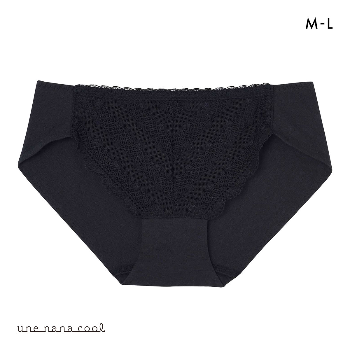 ウンナナクール une nana cool ポルカドットモールド ショーツ 単品(BK-ブラック-M)