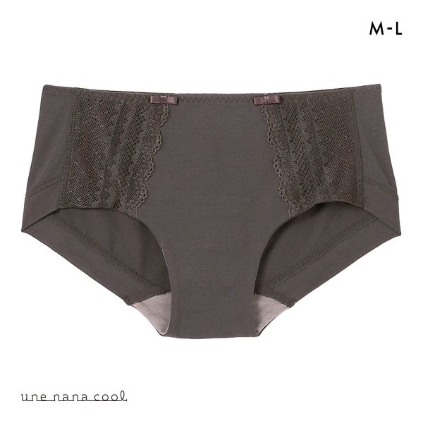 ウンナナクール une nana cool ビタードットコットン ボーイレングスショーツ 単品