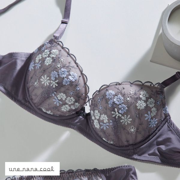 ウンナナクール une nana cool Botanical eden 3/4カップ ブラジャー 単品