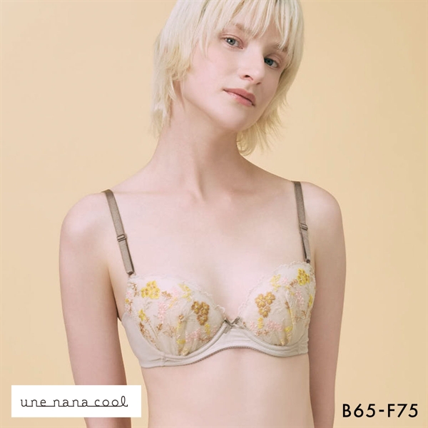 ウンナナクール Botanic Garden 3/4カップ ブラジャー 単品 une nana cool