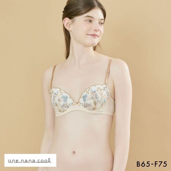 ウンナナクール Botanic Garden 3/4カップ ブラジャー 単品 une nana cool