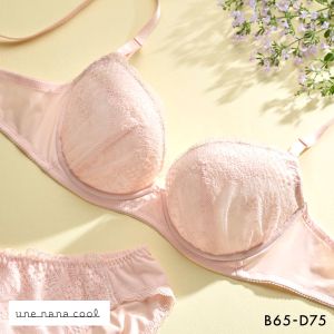 ウンナナクール WEB限定 ブラ＆ショーツセット 3/4カップ ブラジャー ショーツ une nana cool