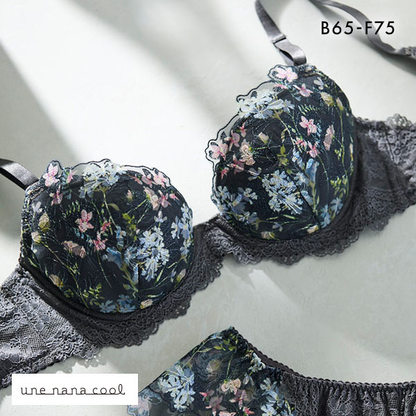 50%OFF ウンナナクール une nana cool Accent flower 3/4カップ ブラジャー 単品 50%OFF ウンナナクール une nana cool Accent flower 3/4カップ ブラジャー 単品