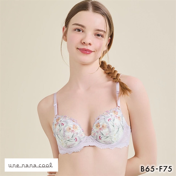 ウンナナクール Steppe Flower 3/4カップ ブラジャー une nana cool