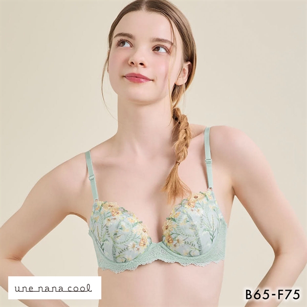 ウンナナクール Steppe Flower 3/4カップ ブラジャー une nana cool
