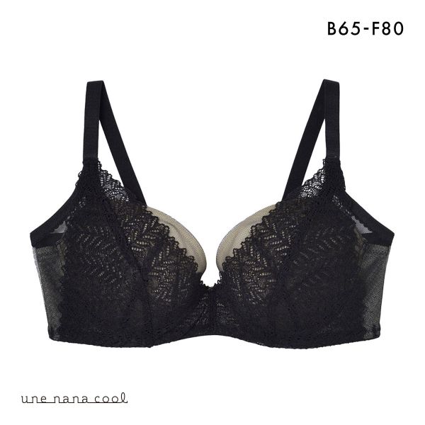 ウンナナクール une nana cool 脇スッキリ さあ、わたし レース 3/4カップブラジャー 単品