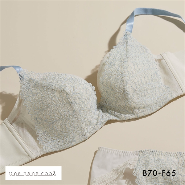 ウンナナクール une nana cool 脇スッキリ さあ、わたし レース 3/4カップブラジャー 単品
