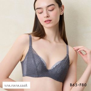 ウンナナクール une nana cool 脇スッキリ さあ、わたし レース 3/4カップブラジャー 単品