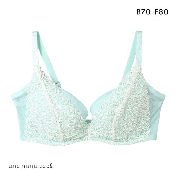 ウンナナクール une nana cool 脇スッキリ さあ、わたし レース 3/4カップブラジャー 単品