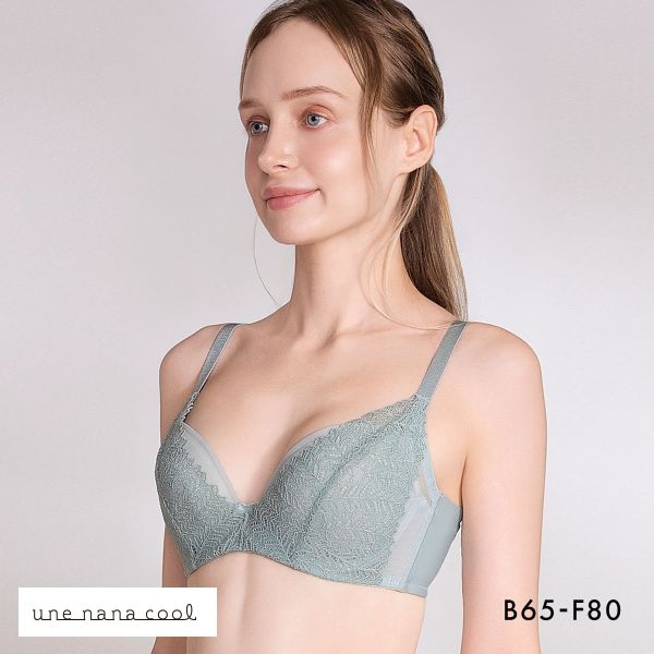 ウンナナクール une nana cool 脇スッキリ さあ、わたし レース 3/4カップブラジャー