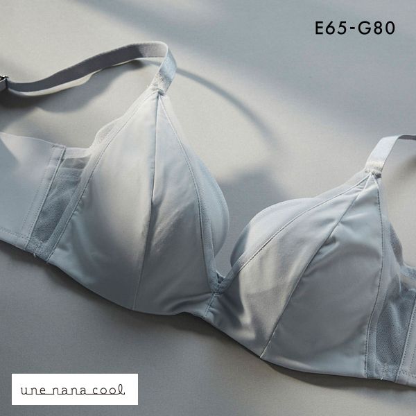 ウンナナクール une nana cool 脇スッキリ さあ、わたし シンプル 3/4カップブラジャー EFG 単品