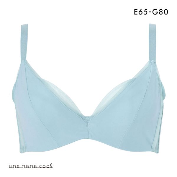 ウンナナクール une nana cool 脇スッキリ さあ、わたし シンプル 3/4カップブラジャー EFG 単品